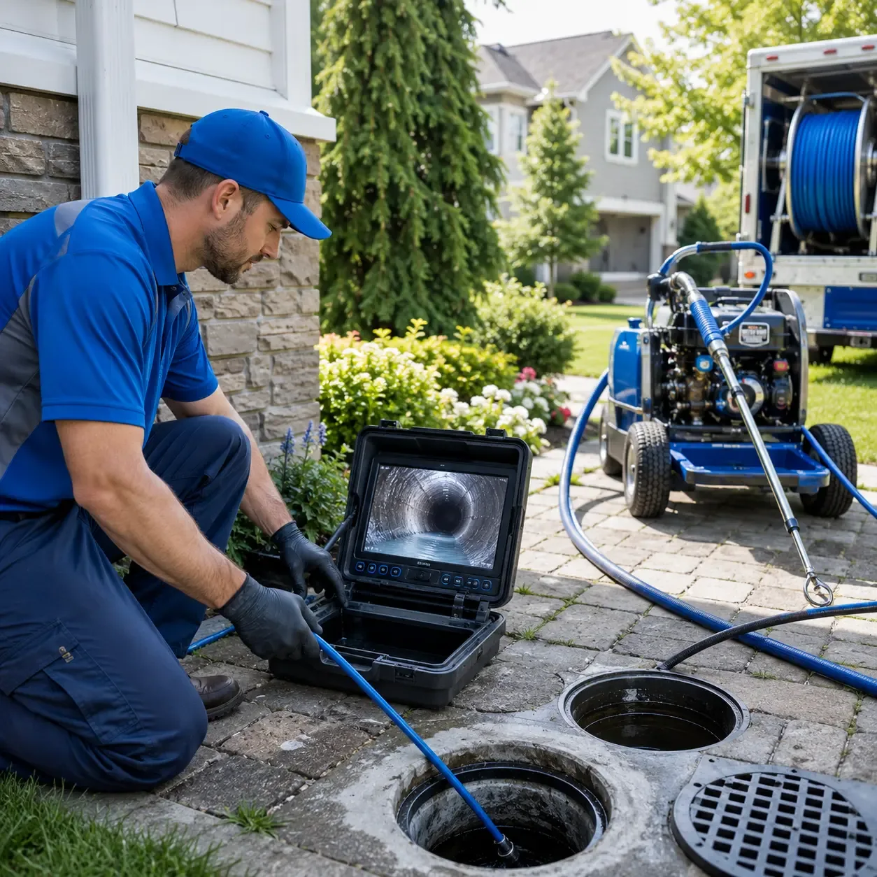 Outdoor drain cleaning professionals serving Yarmouth, ME