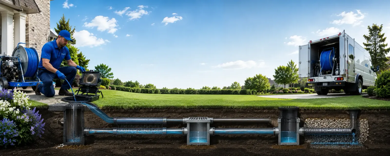 Outdoor drain cleaning information for Yarmouth, ME